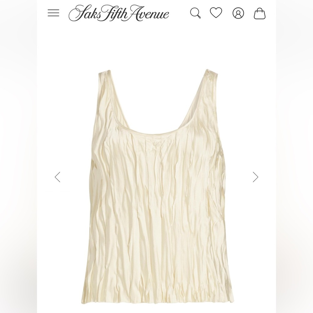 Vince Crushed Satin Bias Strip Tank - Picture 7 of 17